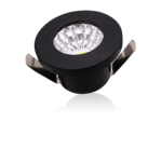 COB 1W DOWNLIGHT BLACK